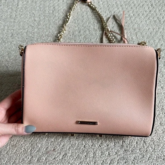 Rebecca Minkoff Avery Peach Crossbody Bag - Picture 5 of 6